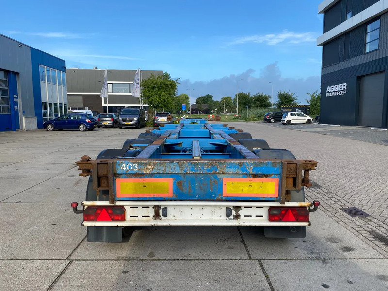 Renders Container chassis / Mercedes + Disc / 1x Lift Axle / 1x Extendable - نصف مقطورة لنقل الحاويات: صورة 2 Renders Container chassis / Mercedes + Disc / 1x Lift Axle / 1x Extendable - نصف مقطورة لنقل الحاويات: صورة 2