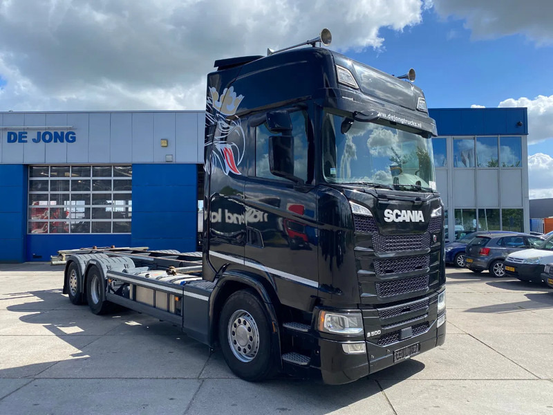 Scania S500 NGS BDF / Retarder / 6x2 / 2x Tank - شاحنات الحاويات / جسم علوي قابل للتغيير شاحنة: صورة 3 Scania S500 NGS BDF / Retarder / 6x2 / 2x Tank - شاحنات الحاويات / جسم علوي قابل للتغيير شاحنة: صورة 3