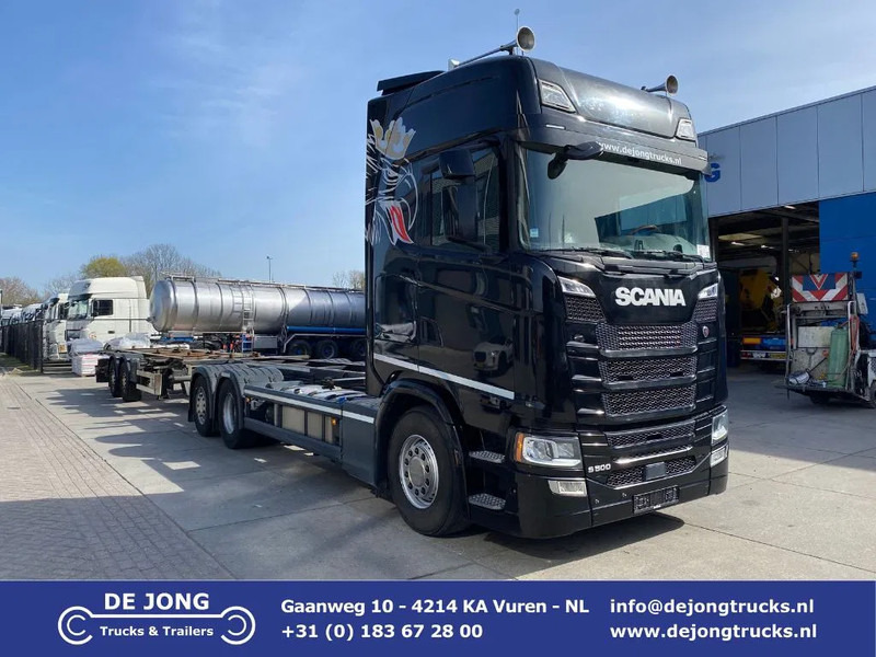 Scania S500 NGS BDF / Retarder / 6x2 + trailer - شاحنات الحاويات / جسم علوي قابل للتغيير شاحنة: صورة 1 Scania S500 NGS BDF / Retarder / 6x2 + trailer - شاحنات الحاويات / جسم علوي قابل للتغيير شاحنة: صورة 1