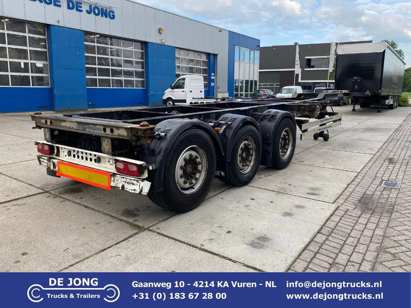 Schmitz Cargobull SCF 27 / SAF + Disc / 1x Extendable / 1x Lift Axle - نصف مقطورة لنقل الحاويات: صورة 1 Schmitz Cargobull SCF 27 / SAF + Disc / 1x Extendable / 1x Lift Axle - نصف مقطورة لنقل الحاويات: صورة 1