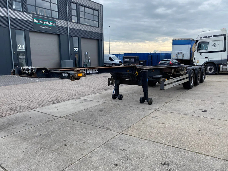 Schmitz Cargobull SCF 27 / SAF + Disc / 1x Extendable / 1x Lift Axle - نصف مقطورة لنقل الحاويات: صورة 4 Schmitz Cargobull SCF 27 / SAF + Disc / 1x Extendable / 1x Lift Axle - نصف مقطورة لنقل الحاويات: صورة 4