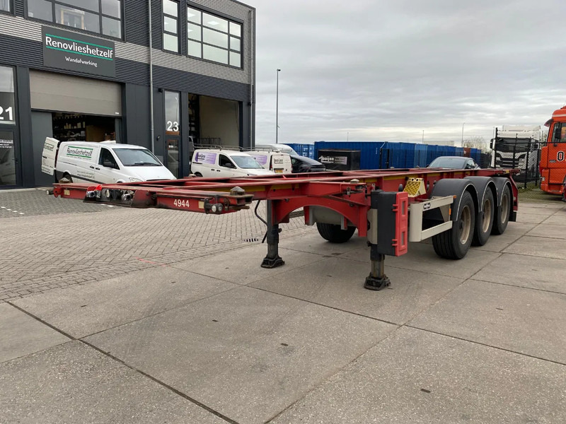 Van Hool Tank chassis / ADR / BPW + DISC / 20-30 FT - نصف مقطورة لنقل الحاويات: صورة 4 Van Hool Tank chassis / ADR / BPW + DISC / 20-30 FT - نصف مقطورة لنقل الحاويات: صورة 4