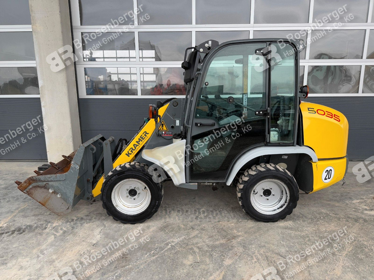 Kramer 5035 Radlader / Gabel & Schaufel / nur 1023h - اللودر بعجل: صورة 2 Kramer 5035 Radlader / Gabel & Schaufel / nur 1023h - اللودر بعجل: صورة 2