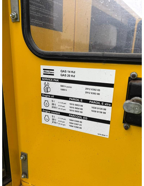 مجموعة المولدات Atlas-Copco QAS 14 ST3: صورة 17