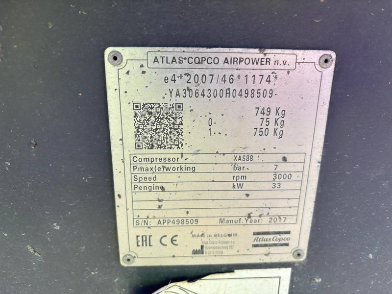 Atlas-Copco XAS 88 - الضاغط: صورة 5 Atlas-Copco XAS 88 - الضاغط: صورة 5