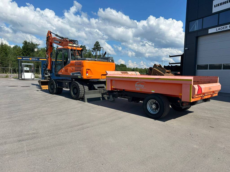 Doosan DX 140 W-5 - حفارة دولاب: صورة 3 Doosan DX 140 W-5 - حفارة دولاب: صورة 3
