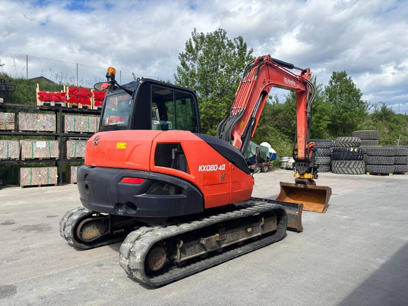 Kubota KX 080-4 - حفارة مُصَّغرة: صورة 3 Kubota KX 080-4 - حفارة مُصَّغرة: صورة 3