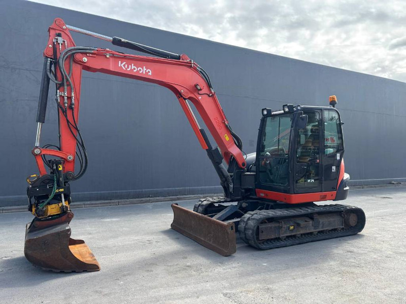 Kubota KX 080-4 - حفارة مُصَّغرة: صورة 1 Kubota KX 080-4 - حفارة مُصَّغرة: صورة 1