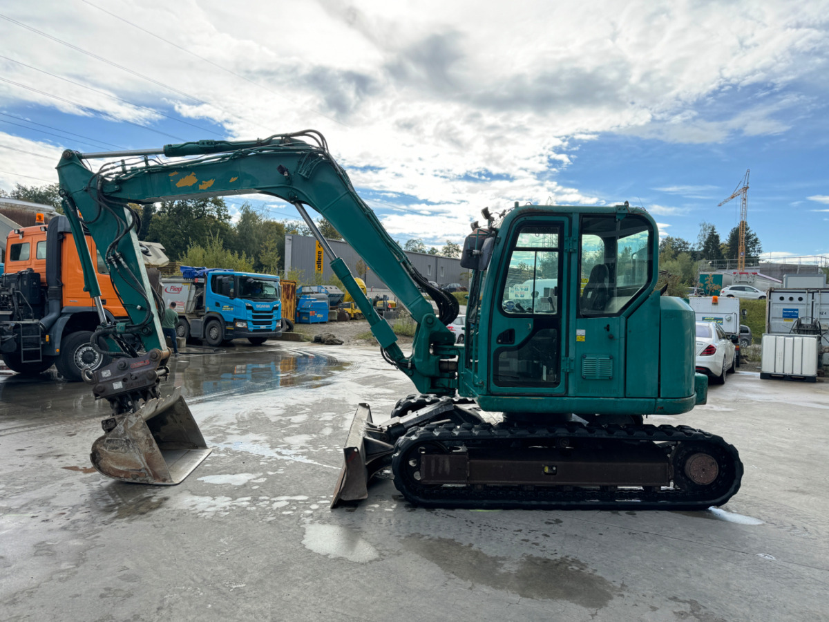 CATERPILLAR 308E2CR Oilquick 3x Schaufeln - حفار زحاف: صورة 1 CATERPILLAR 308E2CR Oilquick 3x Schaufeln - حفار زحاف: صورة 1