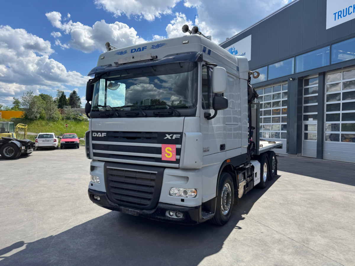 DAF XF510 Effer 255-5 6x2 SZM/Pritsche - شاحنة كرين: صورة 2 DAF XF510 Effer 255-5 6x2 SZM/Pritsche - شاحنة كرين: صورة 2