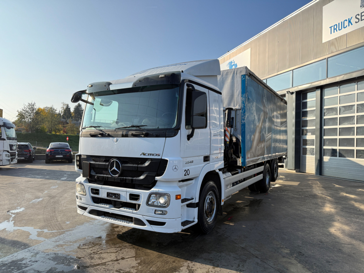 MERCEDES Actros 2548 6x2 Hiab 244-5 - شاحنة كرين: صورة 1 MERCEDES Actros 2548 6x2 Hiab 244-5 - شاحنة كرين: صورة 1