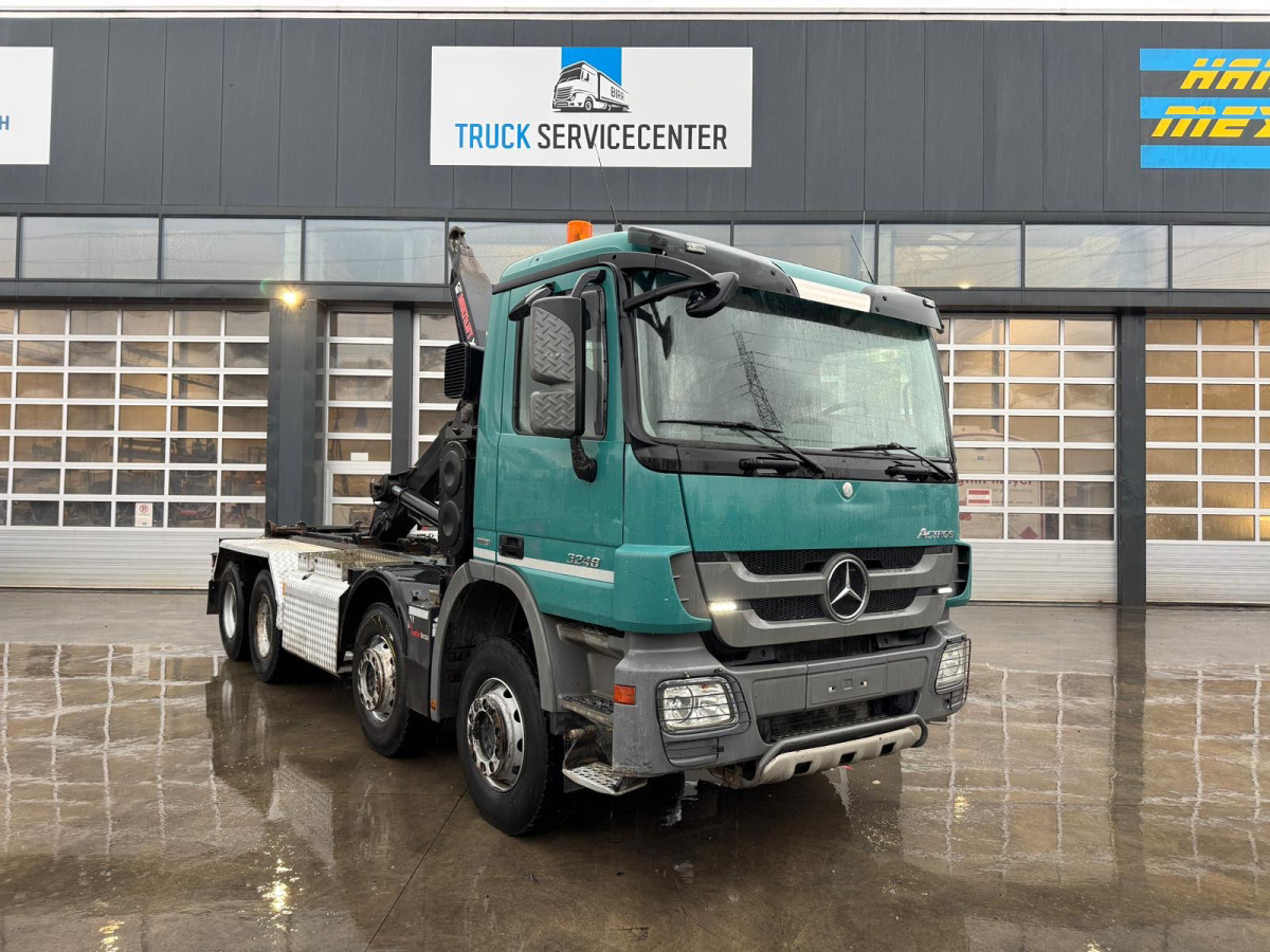 MERCEDES Actros 3248 8x4 Hiab 26T SWS - شاحنة ذات خطاف: صورة 3 MERCEDES Actros 3248 8x4 Hiab 26T SWS - شاحنة ذات خطاف: صورة 3