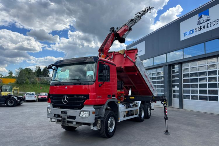 Mercedes-Benz Actros 2646 6x4/4 Fassi 275-8 Kipper - شاحنة كرين: صورة 2 Mercedes-Benz Actros 2646 6x4/4 Fassi 275-8 Kipper - شاحنة كرين: صورة 2