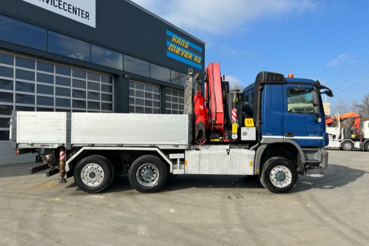 Mercedes-Benz Actros 2648 6x4/4 Fassi455 SZM/Pritsche - شاحنة كرين, شاحنات مسطحة: صورة 5 Mercedes-Benz Actros 2648 6x4/4 Fassi455 SZM/Pritsche - شاحنة كرين, شاحنات مسطحة: صورة 5