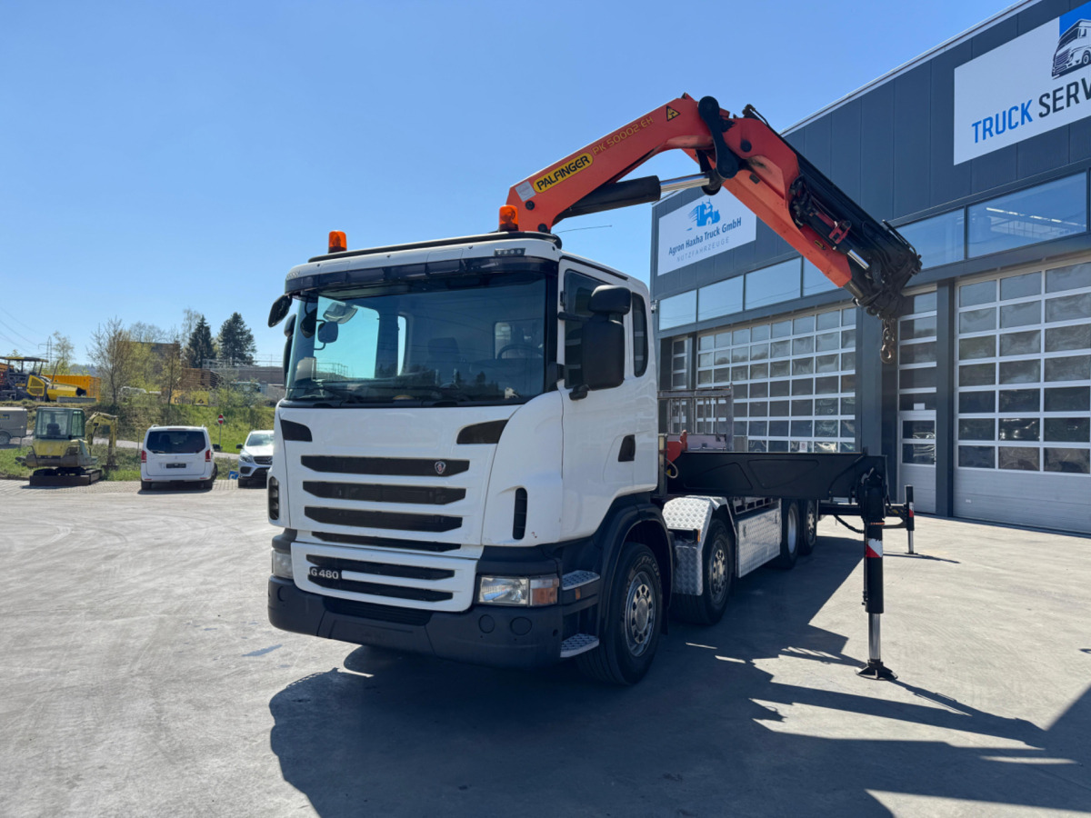 SCANIA G480 8x2 Palfinger 50002-6 - شاحنة كرين: صورة 1 SCANIA G480 8x2 Palfinger 50002-6 - شاحنة كرين: صورة 1