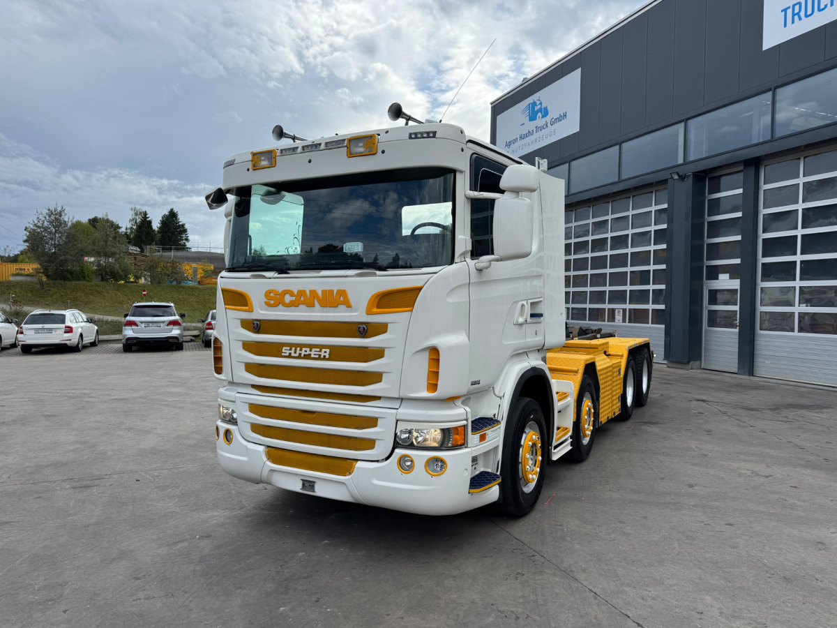 SCANIA G480 8x4 Sobag - شاحنة ذات خطاف: صورة 1 SCANIA G480 8x4 Sobag - شاحنة ذات خطاف: صورة 1