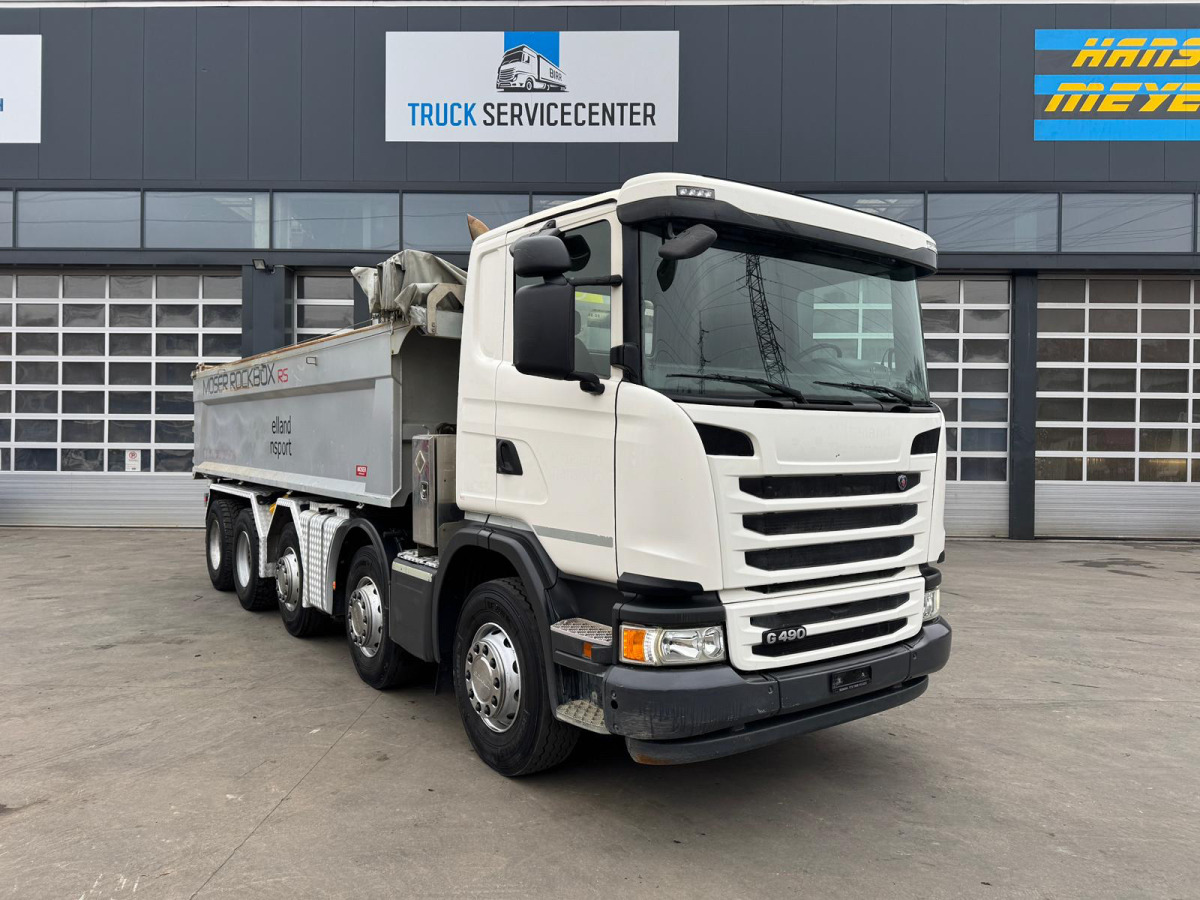 SCANIA G490 10x4 2S Moser - شاحنة ذات خطاف: صورة 4 SCANIA G490 10x4 2S Moser - شاحنة ذات خطاف: صورة 4