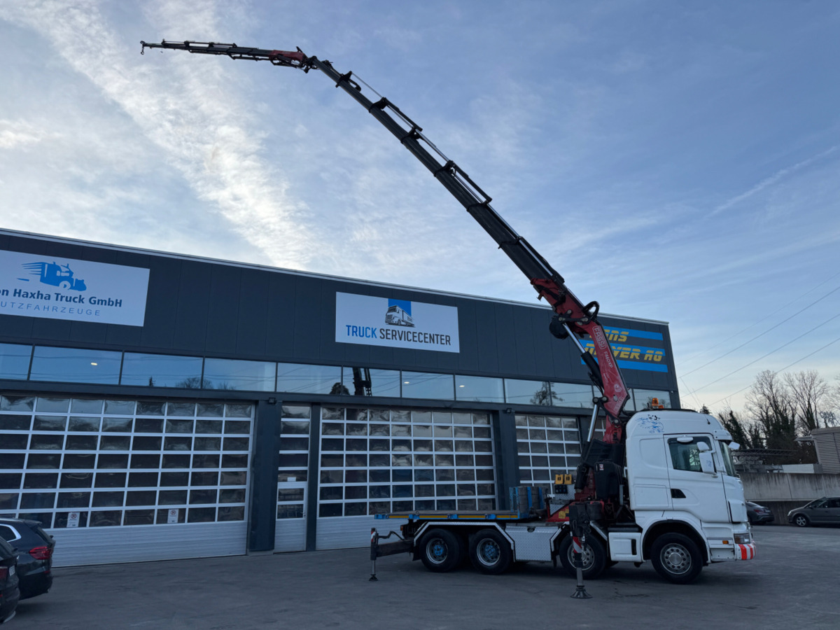 SCANIA R480 8x4 Fassi 660 SZM/Pritsche - شاحنة كرين: صورة 3 SCANIA R480 8x4 Fassi 660 SZM/Pritsche - شاحنة كرين: صورة 3