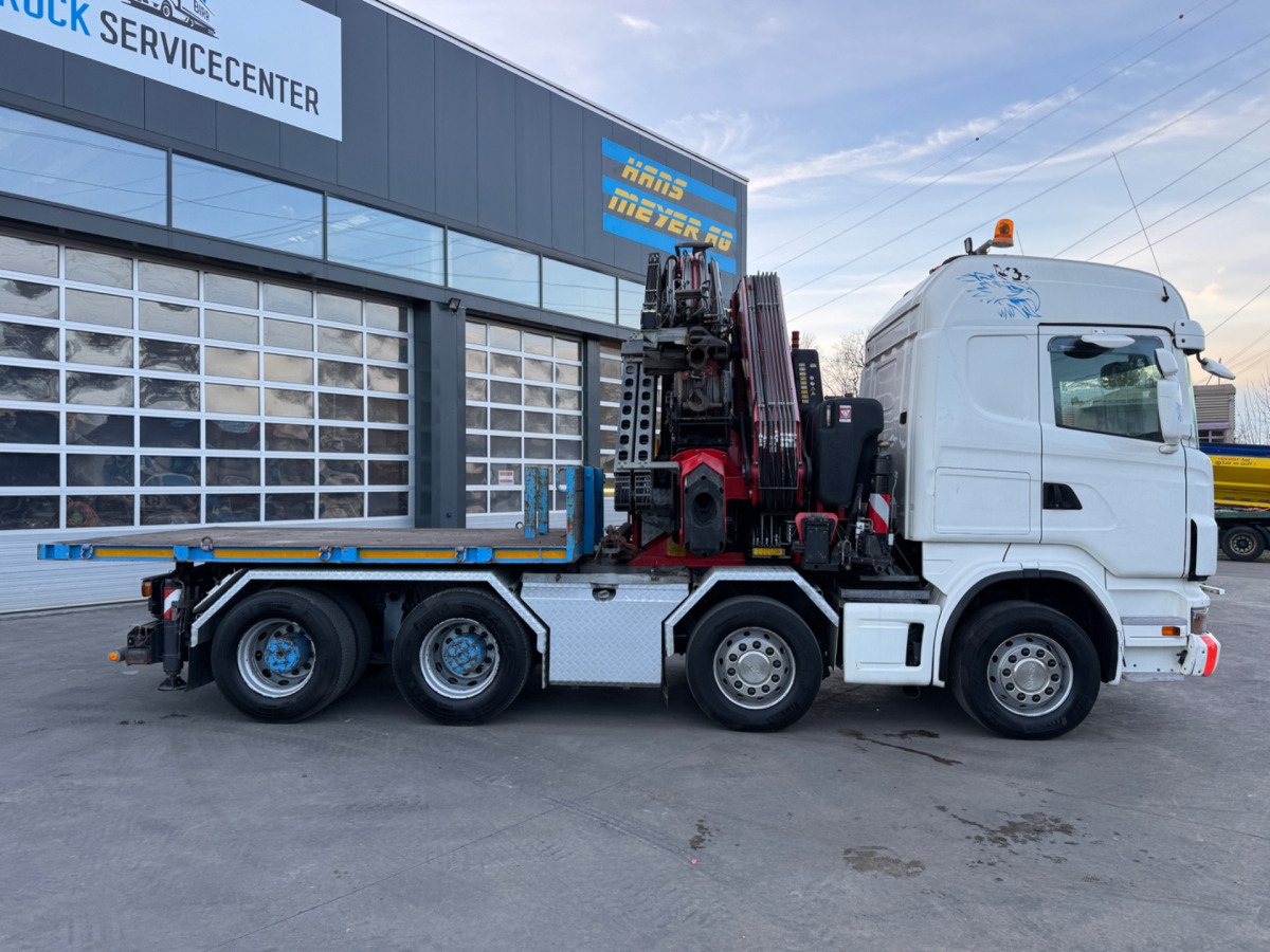 شاحنة كرين SCANIA R480 8x4 Fassi 660 SZM/Pritsche: صورة 12