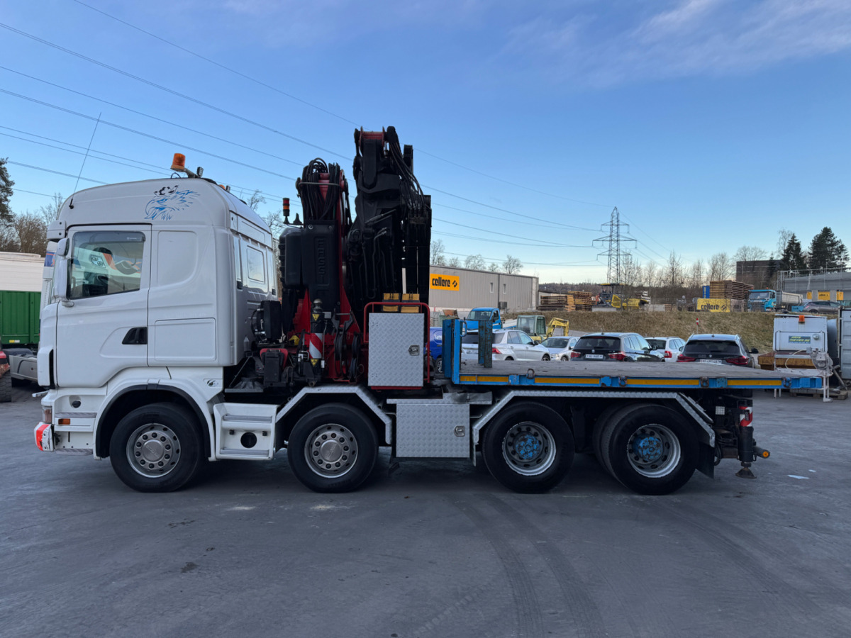 شاحنة كرين SCANIA R480 8x4 Fassi 660 SZM/Pritsche: صورة 16