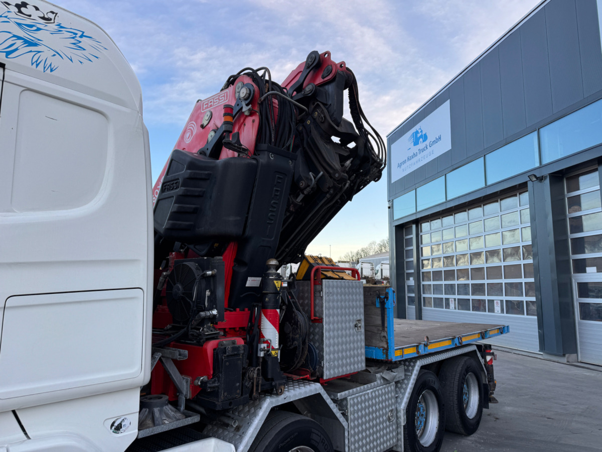 شاحنة كرين SCANIA R480 8x4 Fassi 660 SZM/Pritsche: صورة 17
