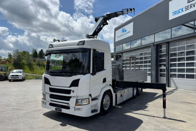 Scania P410 6x2 HMF1920-5 - شاحنة كرين: صورة 4 Scania P410 6x2 HMF1920-5 - شاحنة كرين: صورة 4