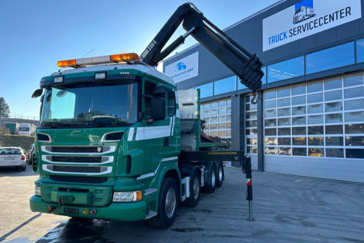 Scania R480 8x4 SWS SZM/Kran/Pritsche - شاحنة كرين: صورة 2 Scania R480 8x4 SWS SZM/Kran/Pritsche - شاحنة كرين: صورة 2