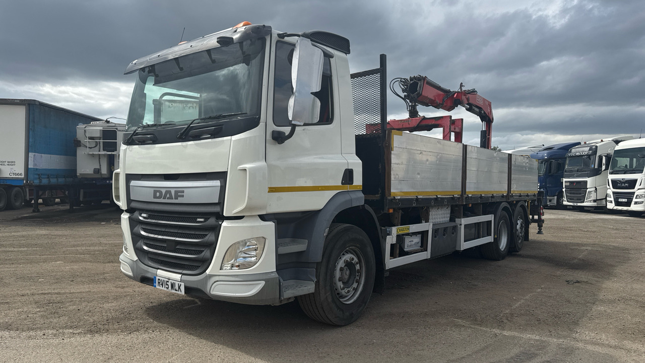 DAF CF 330 - شاحنات مسطحة, شاحنة كرين: صورة 2 DAF CF 330 - شاحنات مسطحة, شاحنة كرين: صورة 2