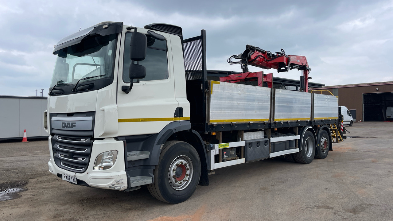 DAF CF 370 - شاحنات مسطحة, شاحنة كرين: صورة 2 DAF CF 370 - شاحنات مسطحة, شاحنة كرين: صورة 2