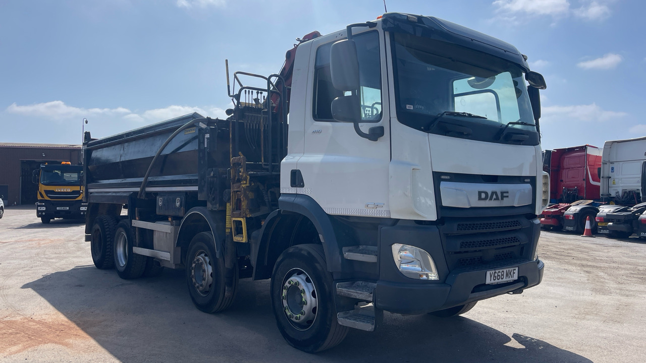 DAF CF 410 - شاحنة قلاب, شاحنة كرين: صورة 1 DAF CF 410 - شاحنة قلاب, شاحنة كرين: صورة 1