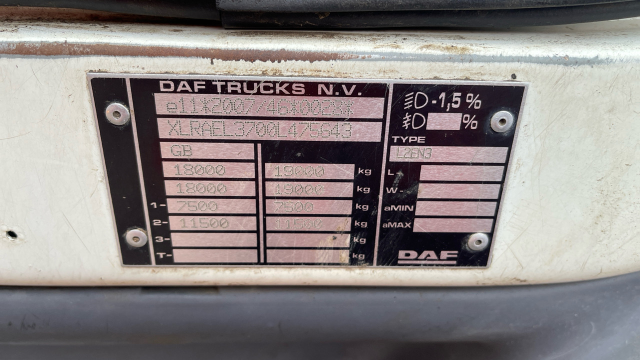 شاحنة الشفط DAF LF 260: صورة 12 شاحنة الشفط DAF LF 260: صورة 12