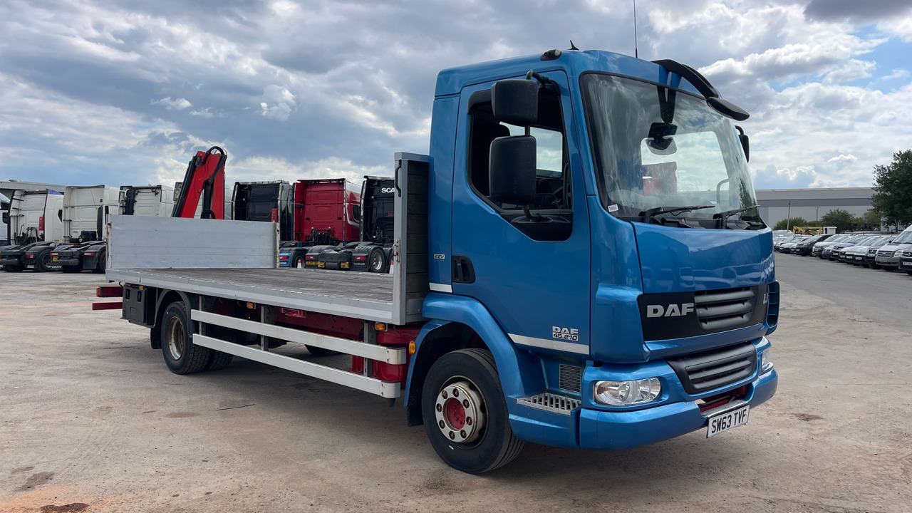 DAF LF 45.210 - شاحنات مسطحة, شاحنة كرين: صورة 1 DAF LF 45.210 - شاحنات مسطحة, شاحنة كرين: صورة 1