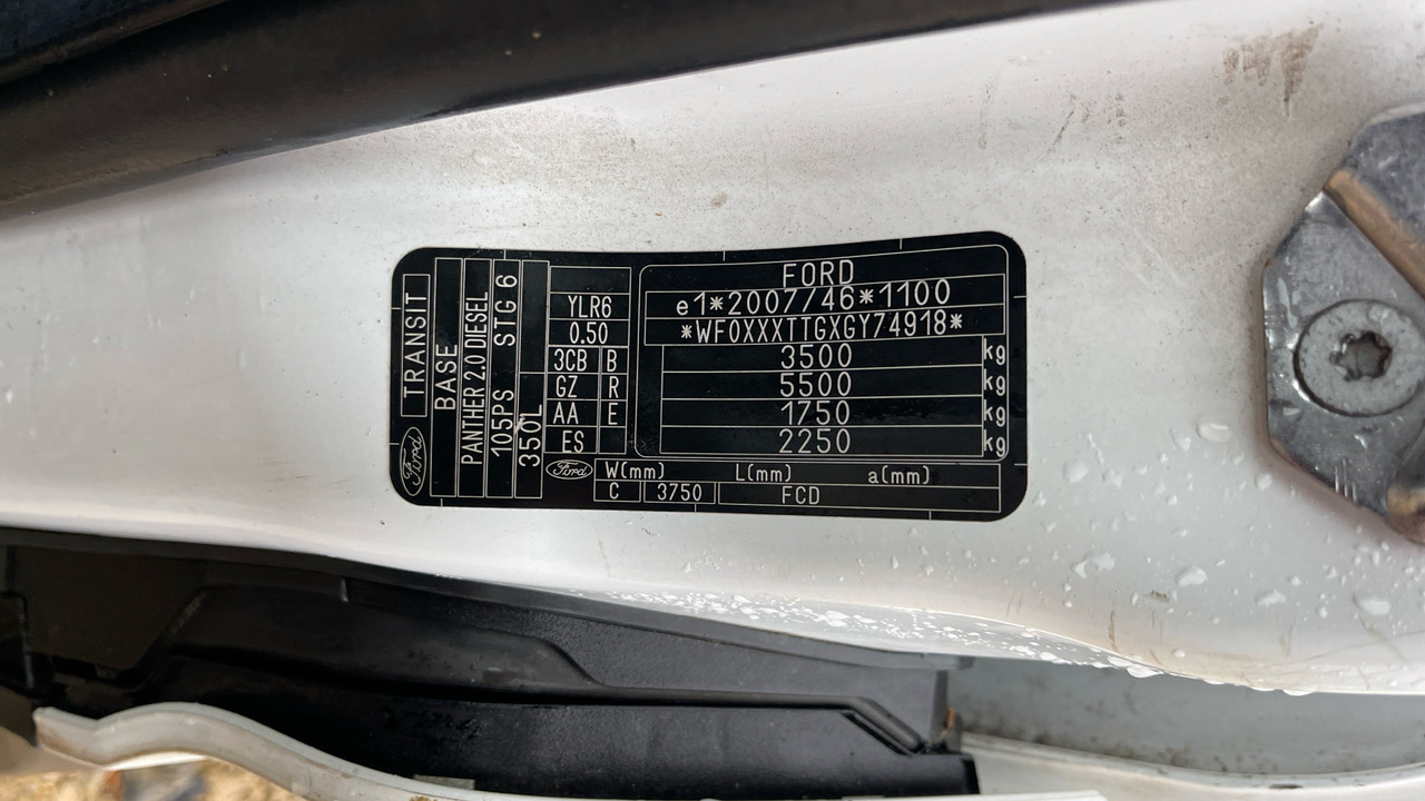 فان FORD TRANSIT 350 2.0 TDCI 105PS: صورة 12 فان FORD TRANSIT 350 2.0 TDCI 105PS: صورة 12