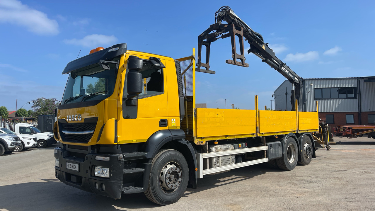 IVECO STRALIS 310 - شاحنات مسطحة, شاحنة كرين: صورة 2 IVECO STRALIS 310 - شاحنات مسطحة, شاحنة كرين: صورة 2
