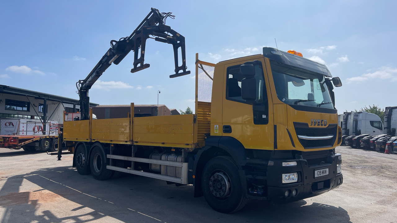 IVECO STRALIS 310 - شاحنات مسطحة, شاحنة كرين: صورة 1 IVECO STRALIS 310 - شاحنات مسطحة, شاحنة كرين: صورة 1