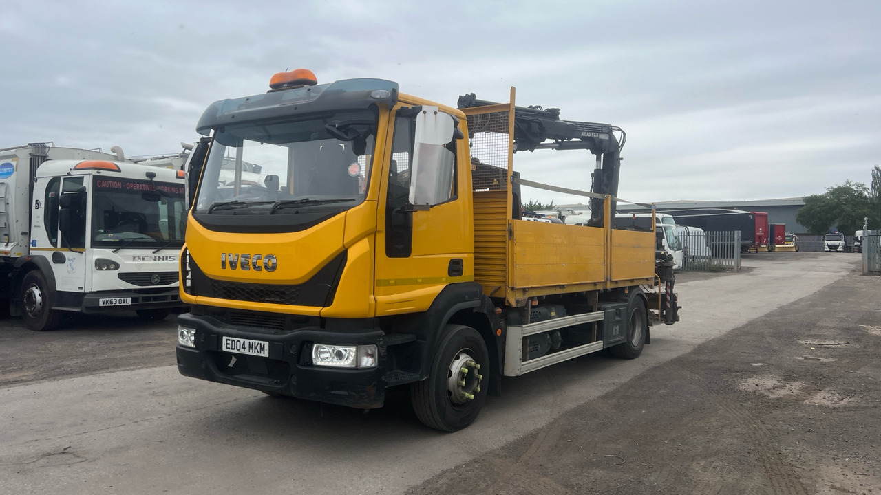 Iveco Eurocargo 160-250 - شاحنات مسطحة, شاحنة كرين: صورة 2 Iveco Eurocargo 160-250 - شاحنات مسطحة, شاحنة كرين: صورة 2