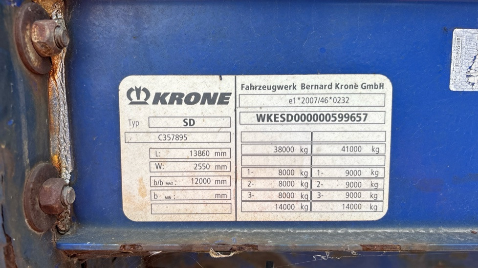 عربة مقطورة KRONE CURTAINSIDE EUROLINER: صورة 10