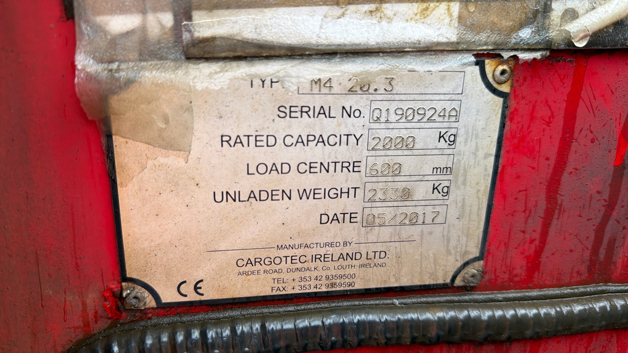 رافعة شوكية مثبتة على شاحنة MOFFETT M4 20.3: صورة 7