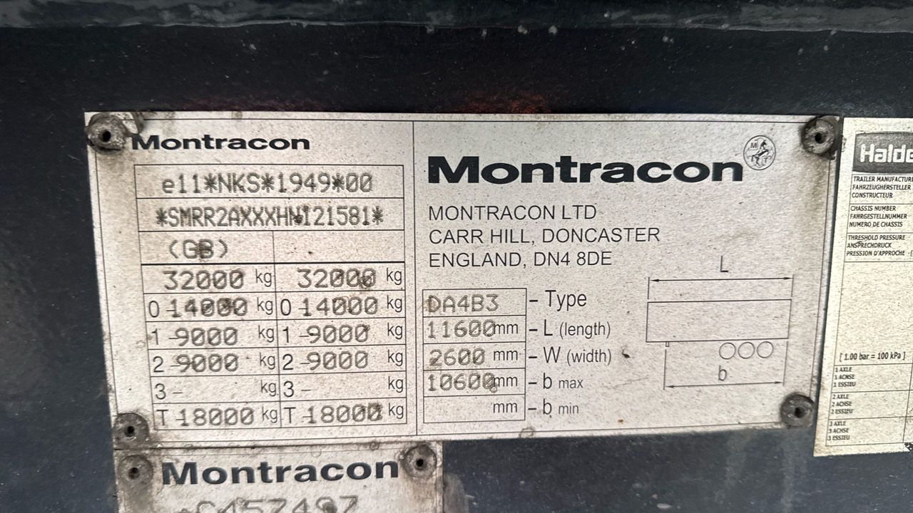 عربة مقطورة MONTRACON FRIDGE BOX: صورة 12 عربة مقطورة MONTRACON FRIDGE BOX: صورة 12