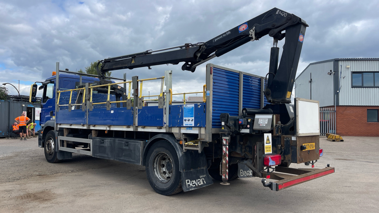 Man TGM 18.250 - شاحنات مسطحة, شاحنة كرين: صورة 3 Man TGM 18.250 - شاحنات مسطحة, شاحنة كرين: صورة 3