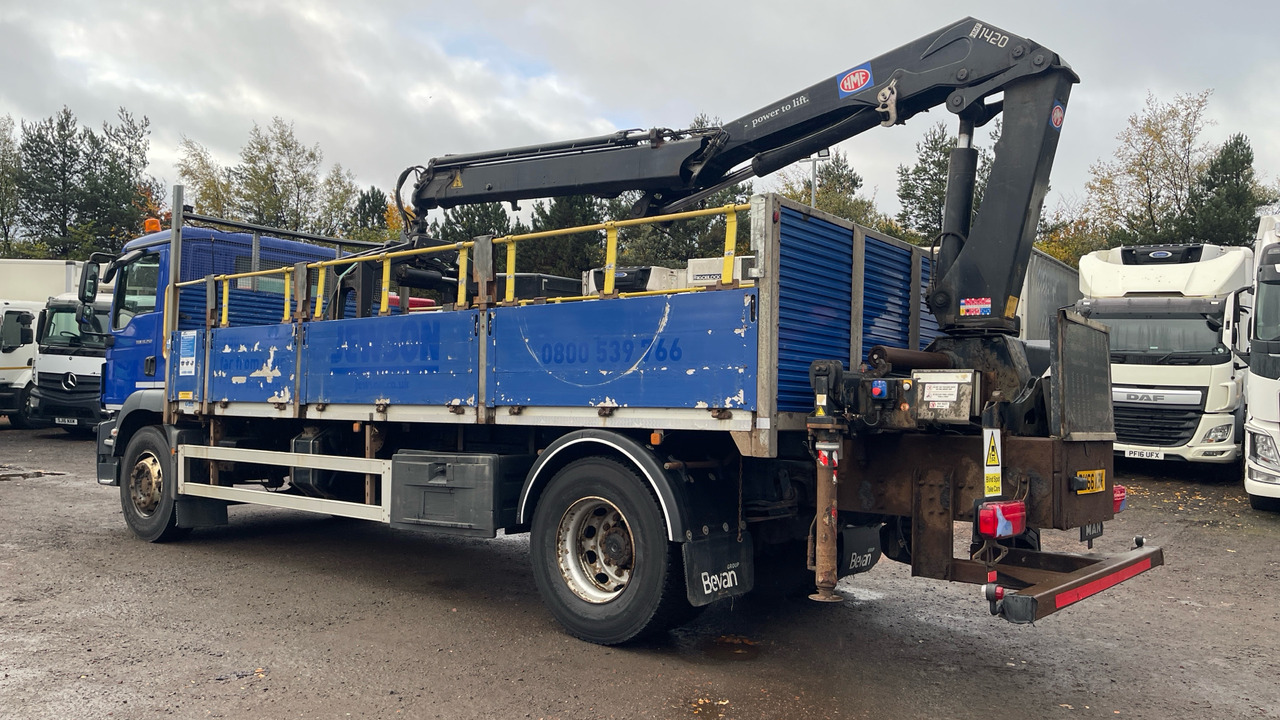 Man TGM 18.250 - شاحنات مسطحة, شاحنة كرين: صورة 3 Man TGM 18.250 - شاحنات مسطحة, شاحنة كرين: صورة 3