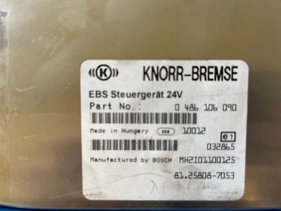 MAN TGX TGL Knorr-Bremse EBS Elektronik 81258087053 - وحدة تحكم الكتروني - شاحنة: صورة 2 MAN TGX TGL Knorr-Bremse EBS Elektronik 81258087053 - وحدة تحكم الكتروني - شاحنة: صورة 2