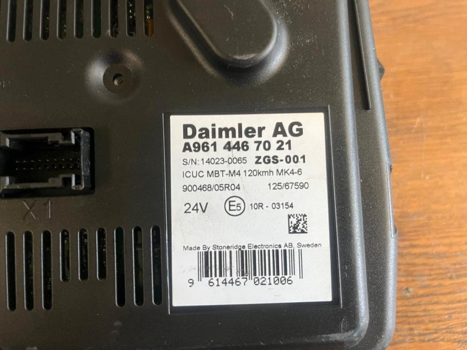 Mercedes Benz Actros MP4 Kombiinstrument / Tacho A9614467021 - لوحة القيادة - شاحنة: صورة 3 Mercedes Benz Actros MP4 Kombiinstrument / Tacho A9614467021 - لوحة القيادة - شاحنة: صورة 3