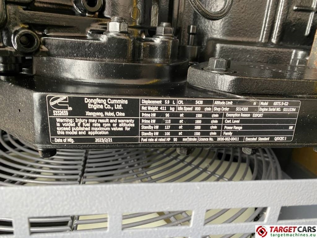 جديدة مجموعة المولدات Atlas Copco QES100 Diesel 100KVA Generator 400/230V Unused: صورة 13
