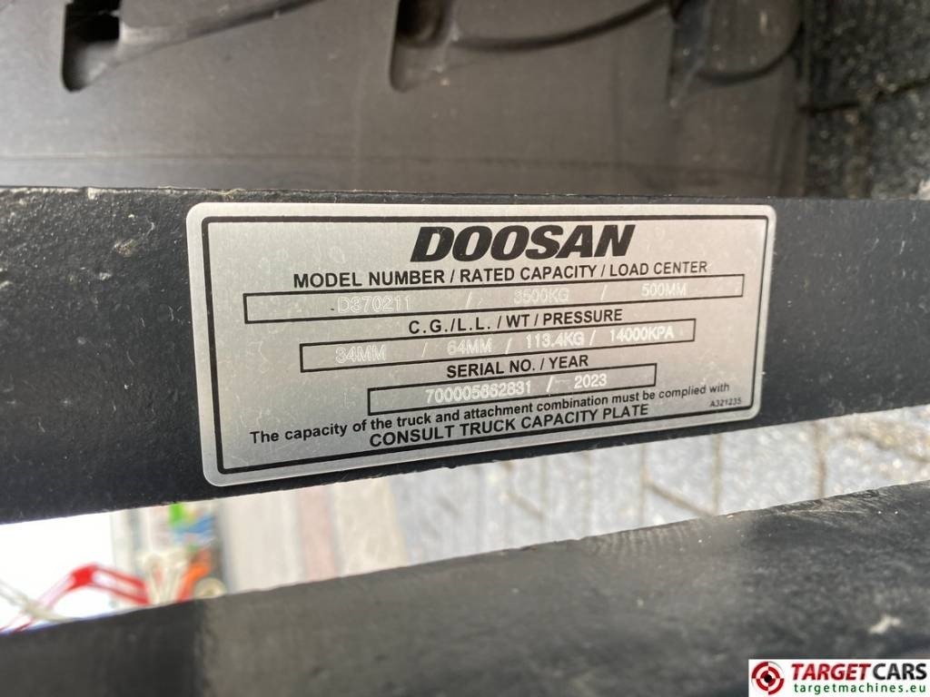جديدة رافعة شوكية كهربائية Doosan B35X-7 Electric Forklift 3.5T Triplex-438cm Unused: صورة 12