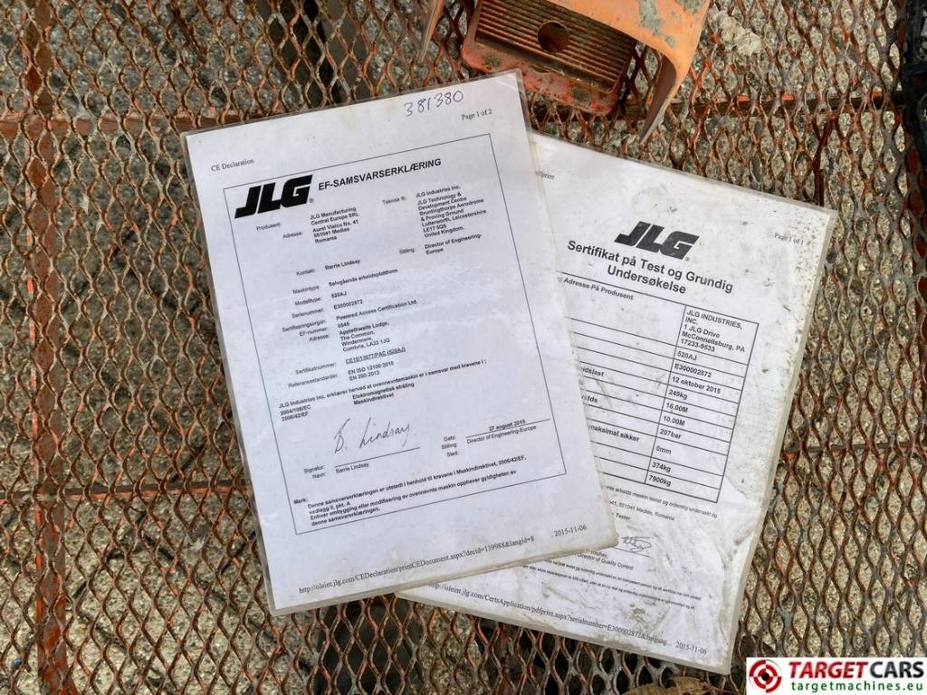 شاحنة ذراع مفصلي JLG 520AJ Articulated 4x4 Diesel Boom Work Lift 1800cm: صورة 32