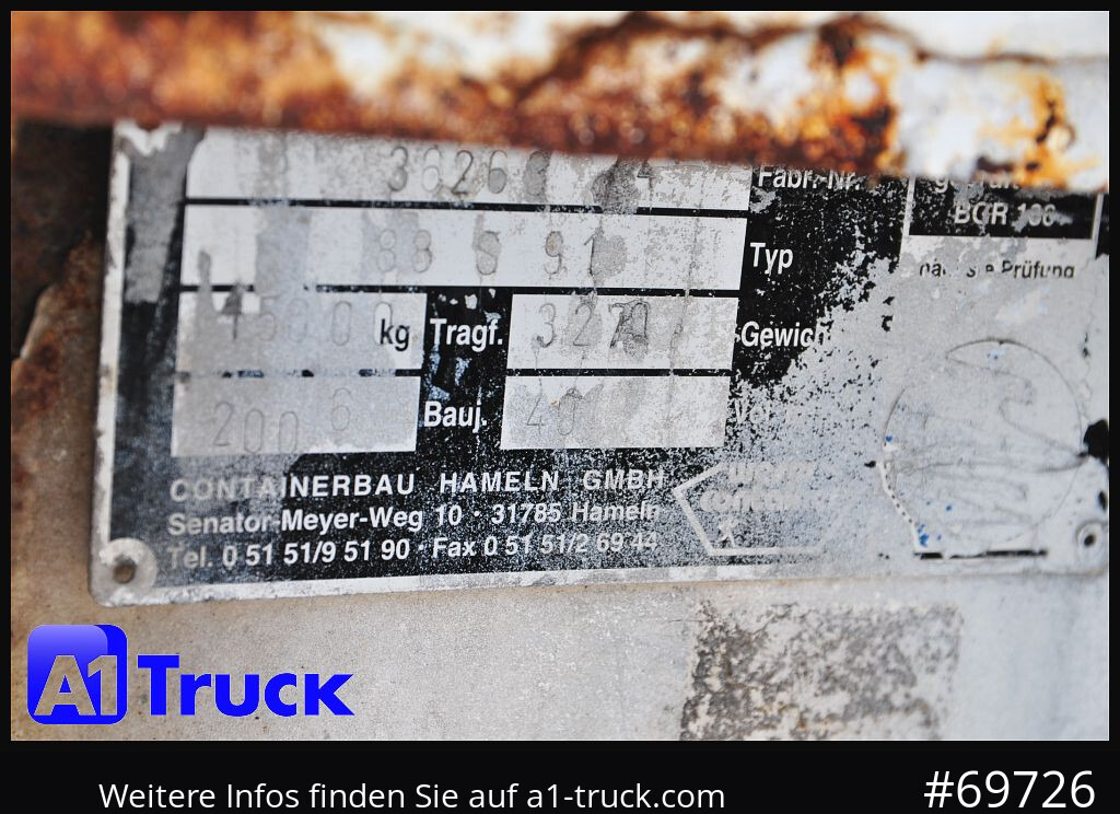 ANDERS Abrollcontainer 40m³, Mulde, Bauschutt, - شاحنة: صورة 4 ANDERS Abrollcontainer 40m³, Mulde, Bauschutt, - شاحنة: صورة 4