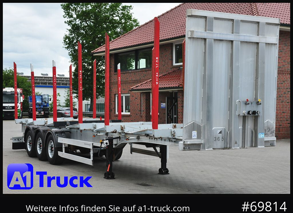 BENALU Timberliner, Vollalu Ecco, 2x Liftachse, Lang-Holz, - نصف مقطورة اخشاب: صورة 1 BENALU Timberliner, Vollalu Ecco, 2x Liftachse, Lang-Holz, - نصف مقطورة اخشاب: صورة 1