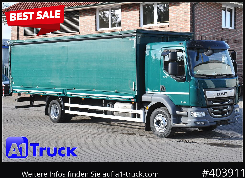 DAF LF 290, Klima, 16t Steckrungen - شاحنات مسطحة: صورة 1 DAF LF 290, Klima, 16t Steckrungen - شاحنات مسطحة: صورة 1