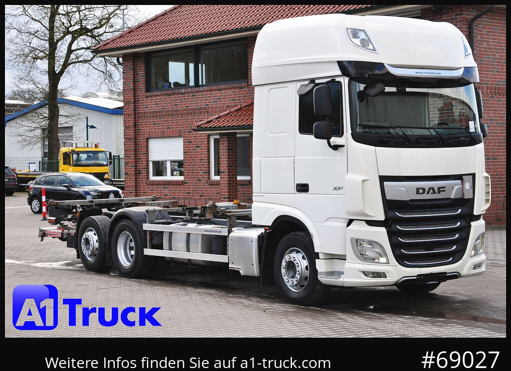 DAF XF 480 FAN Intarder LBW 2t. Lenkachse Steering - شاحنات الحاويات / جسم علوي قابل للتغيير شاحنة: صورة 1 DAF XF 480 FAN Intarder LBW 2t. Lenkachse Steering - شاحنات الحاويات / جسم علوي قابل للتغيير شاحنة: صورة 1